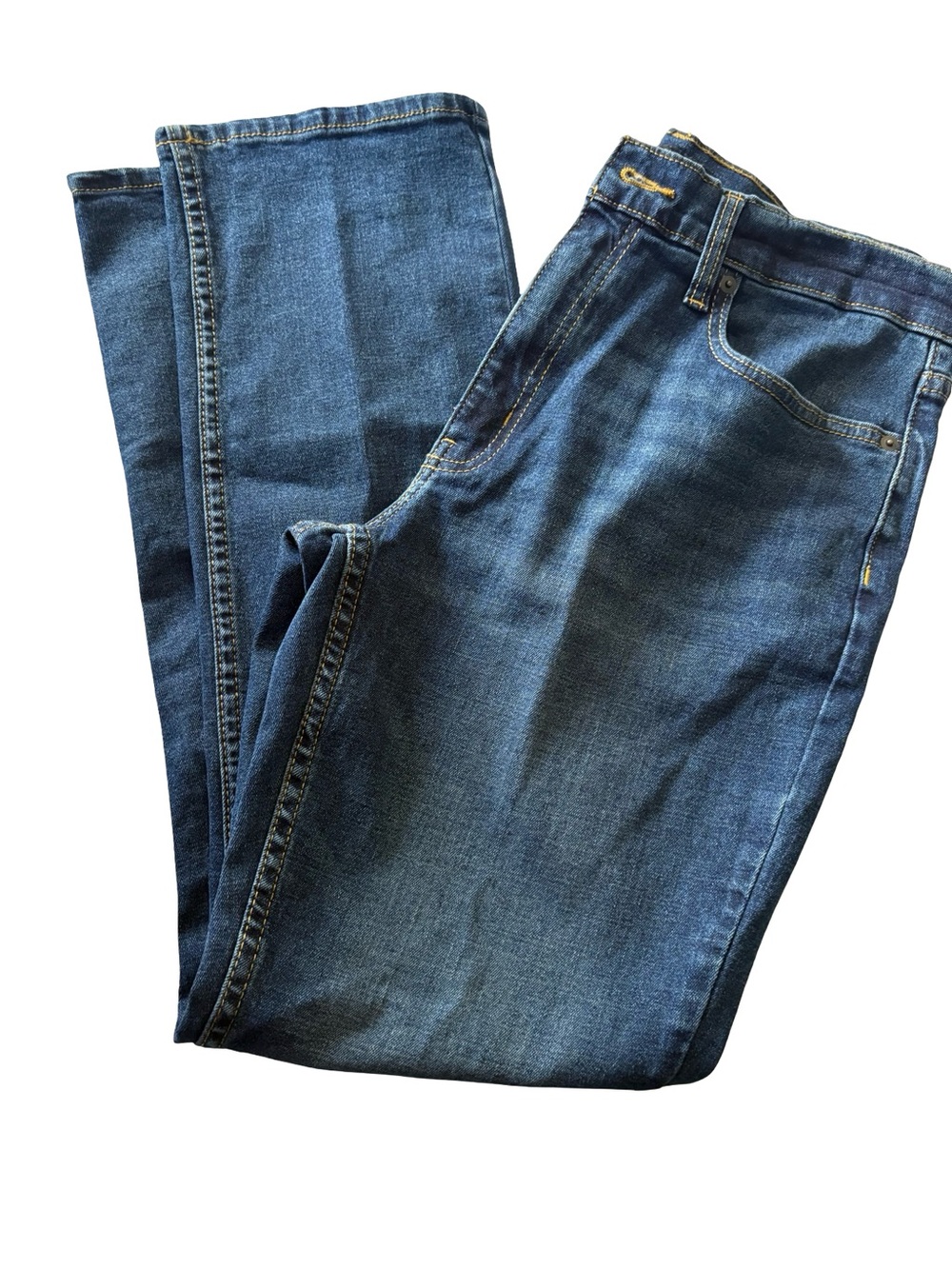 Men's Bootcut Denim Jeans in Blue